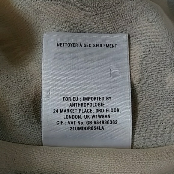 Anthro Leifsdottir Silk Skirt w/ POCKETS!! - Picture 6 of 6